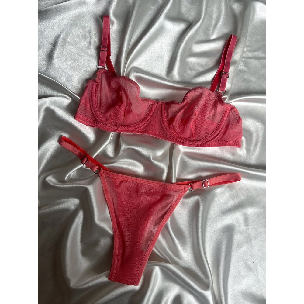 Yavruağzı Velora Balenli Bralet Takım