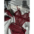 Aisley Bordo Balenli Bodysuit