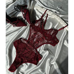 Aisley Bordo Balenli Bodysuit
