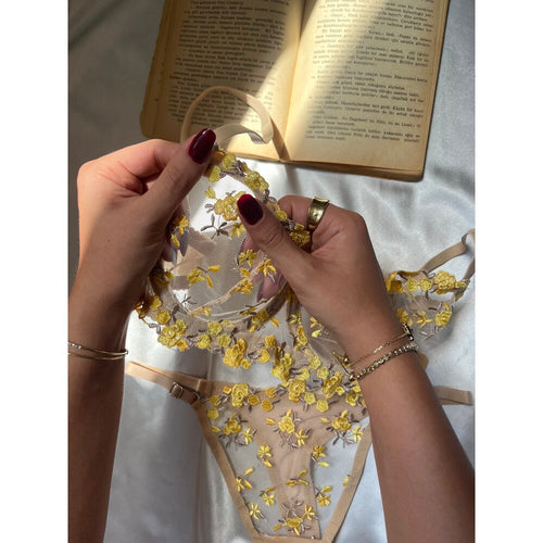 Olivia Sarı Balenli Bralet Takım — 2. görsel
