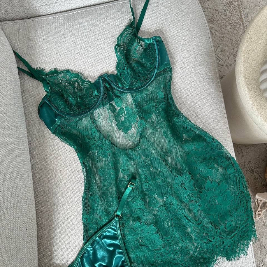 Natalia Yeşil Babydoll