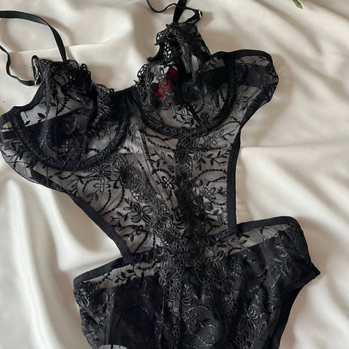 Rayne Siyah Bodysuit — 2. görsel