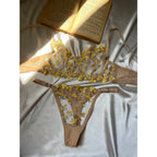 Olivia Sarı Balenli Bralet Takım